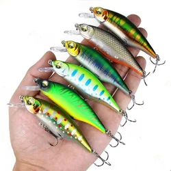 1 pz richiamo di Pesca occhi 3D galleggiante Minnow Aritificial Laser Wobblers 9.2cm 11.8g Crankbait plastica dura attrezzatura da Pesca Pesca