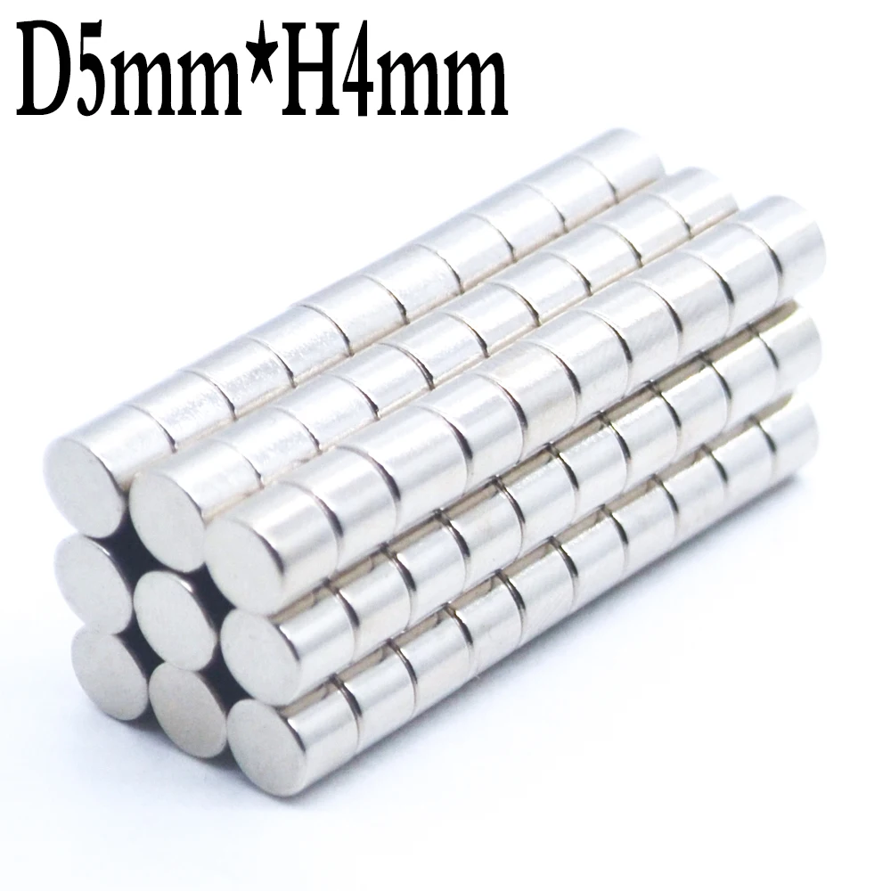 

2/10//20/50/100/5000 Pcs 5x4 Round NdFeB Neodymium Magnet N35 5mm x 4mm Super Powerful Small imanes Permanent Magnetic Disc 5*4