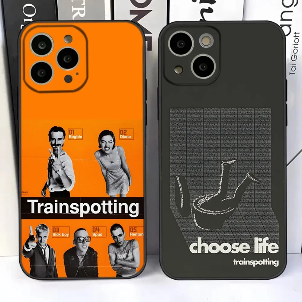 Trainspotting Phone Case For iPhone 15,14,13,12,11 Plus,Pro,Max,XR,XS,X,7,8 Plus,SE,Mini Silicone Soft