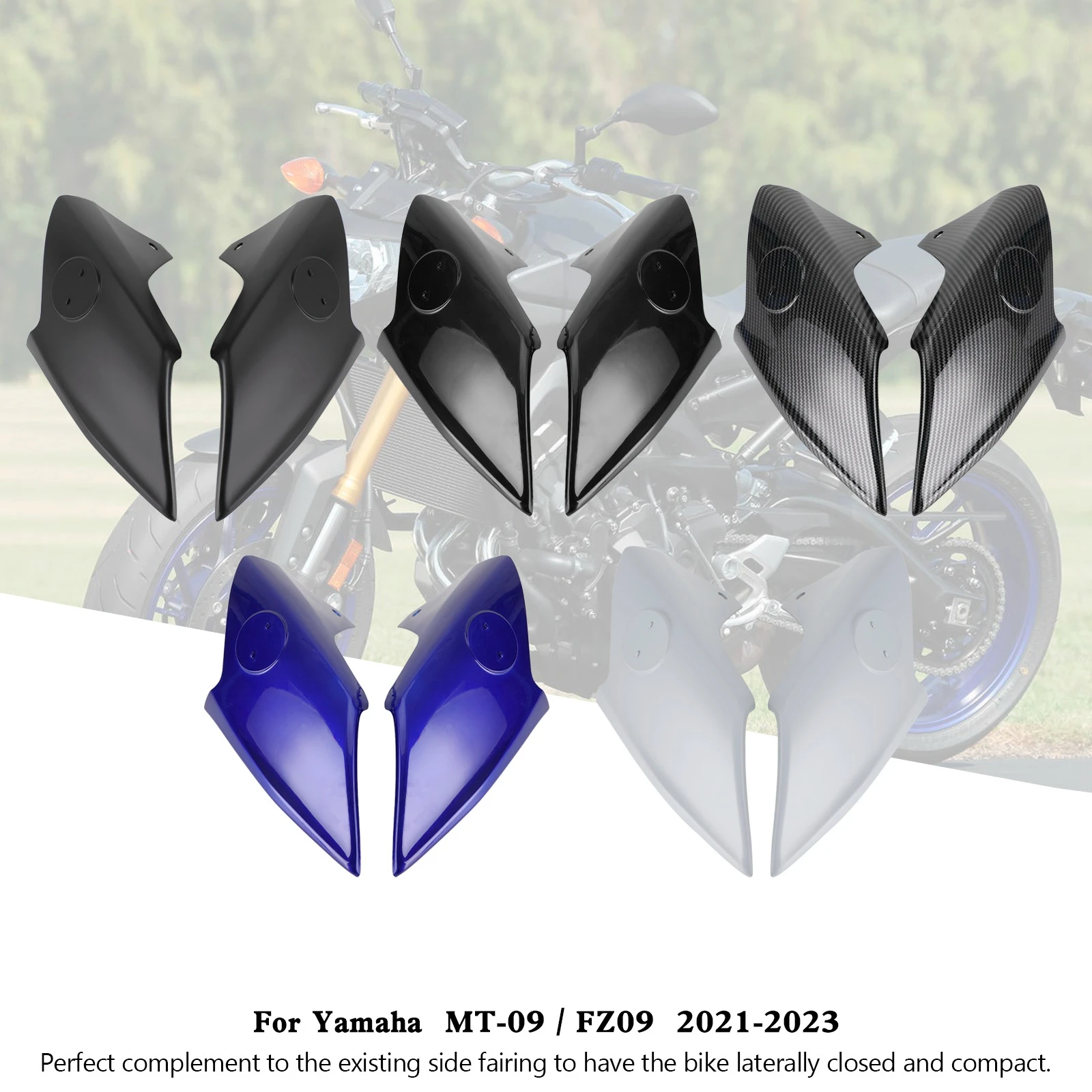 

Topteng Air Intake Covers Tank Side Panel Fairing For Yamaha MT-09 FZ09 2021-2023 Motorcycle Accessories