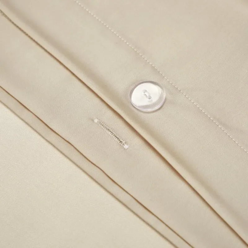 Top Grade 22 Momme Mulberry Silk Comforter Quilt Cover with button Ultra Soft,1Duvet Cover 1Bed sheet 2Pillowcases King size