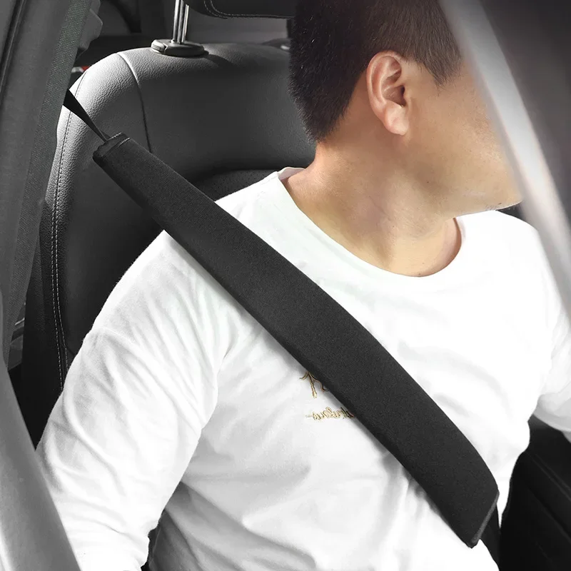 Universal Fit Soft Fleece Car Seat Belt Pads Cover, Safety Belt Shoulder Cushion Protector Cotton Interior Accessories