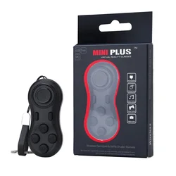 Mini Bluetooth Gamepad Wireless V4.0 VR Controller Remote Pad Gamepad Rechargeable VR Vidoe Game Selfie Flip E-Book PPT Mouse
