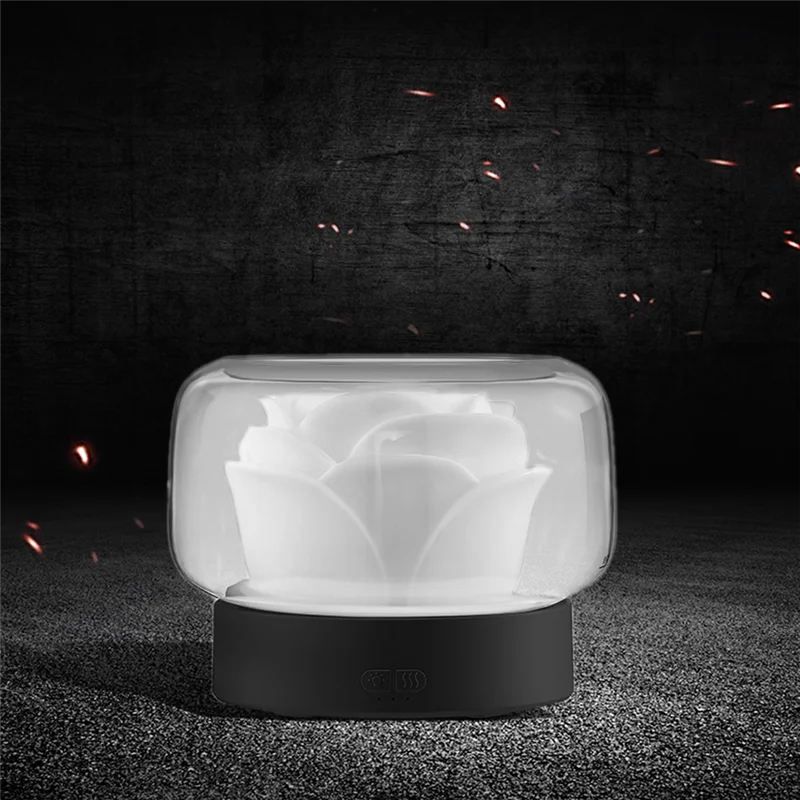 400 мл увлажнитель воздуха для очистки цветов, ароматерапия, диффузор эфирного масла с атмосферным светом для домашнего использования, вилка европейского стандарта