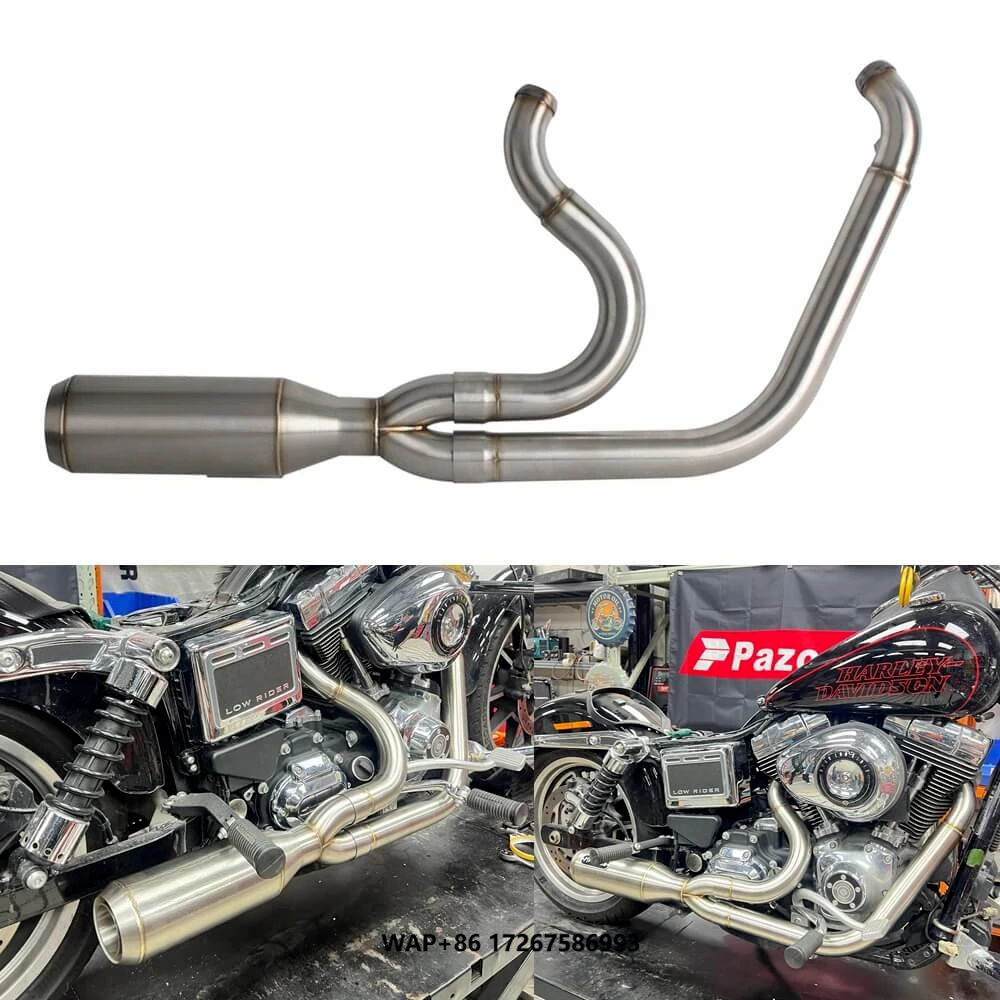 

Full Exhaust System for Harley Dyna 2006-17 FXDF Low Rider FXDL Street Bob FXDB Super Glide FXD FXDBI