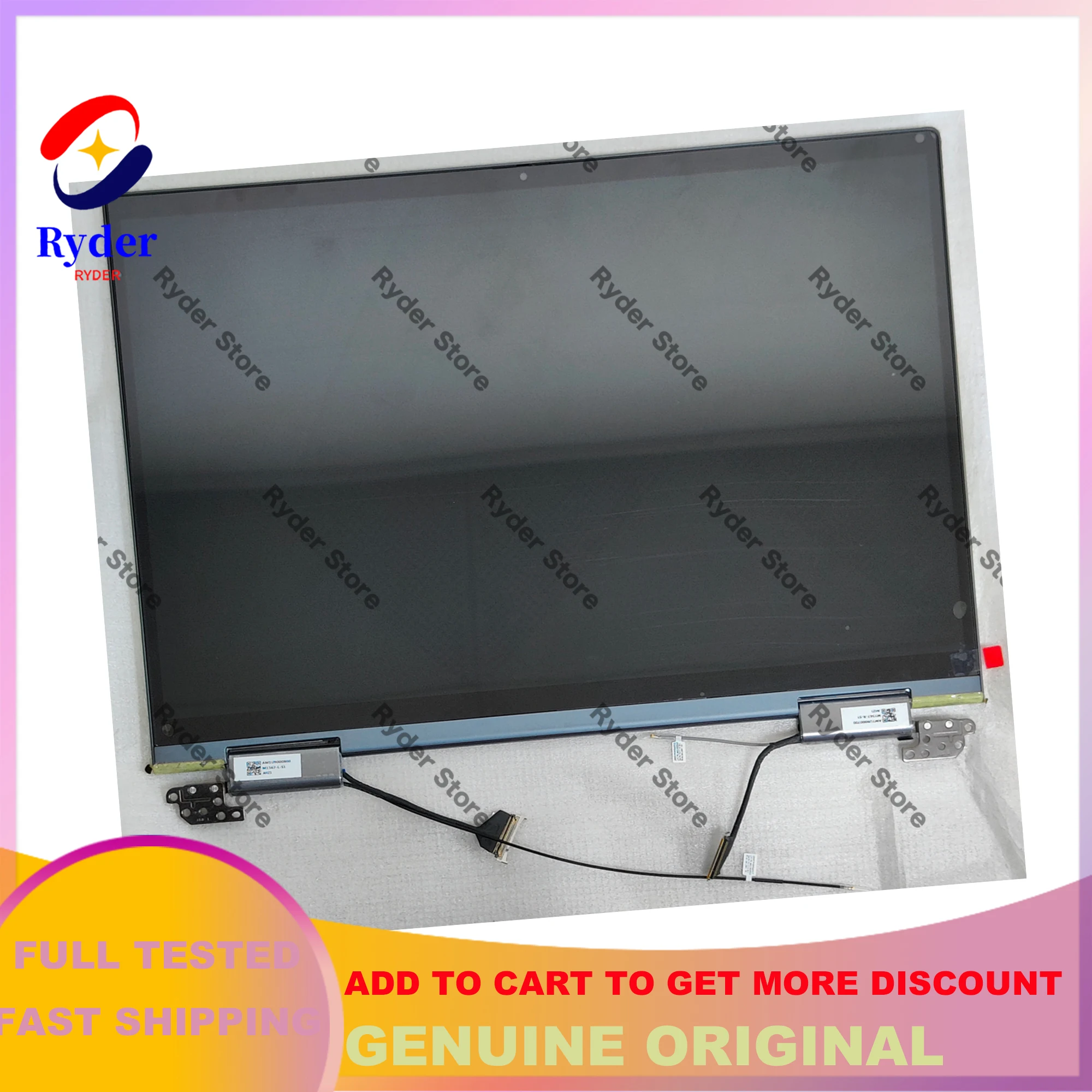 For Lenovo Thinkpad X1 Yoga 6th Gen 2021 20XY 20Y0 Laptop LCD Touch Screen Complete Assembly 5M11B60019 5M11B60001