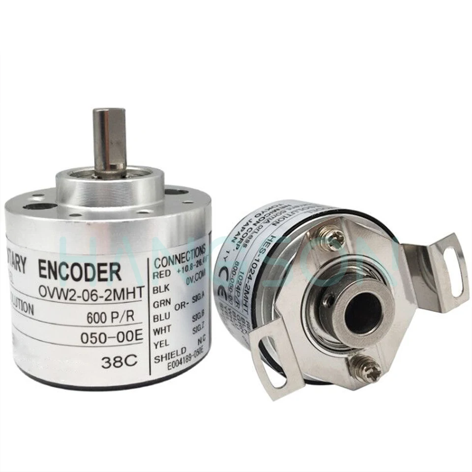 OVW2-06-2MHT-10-2MD-1024-01 HES-20-25-036-2MHC-2M 100 1024 2500P/R Incremental Optical Rotary Encoder DC 5-24V