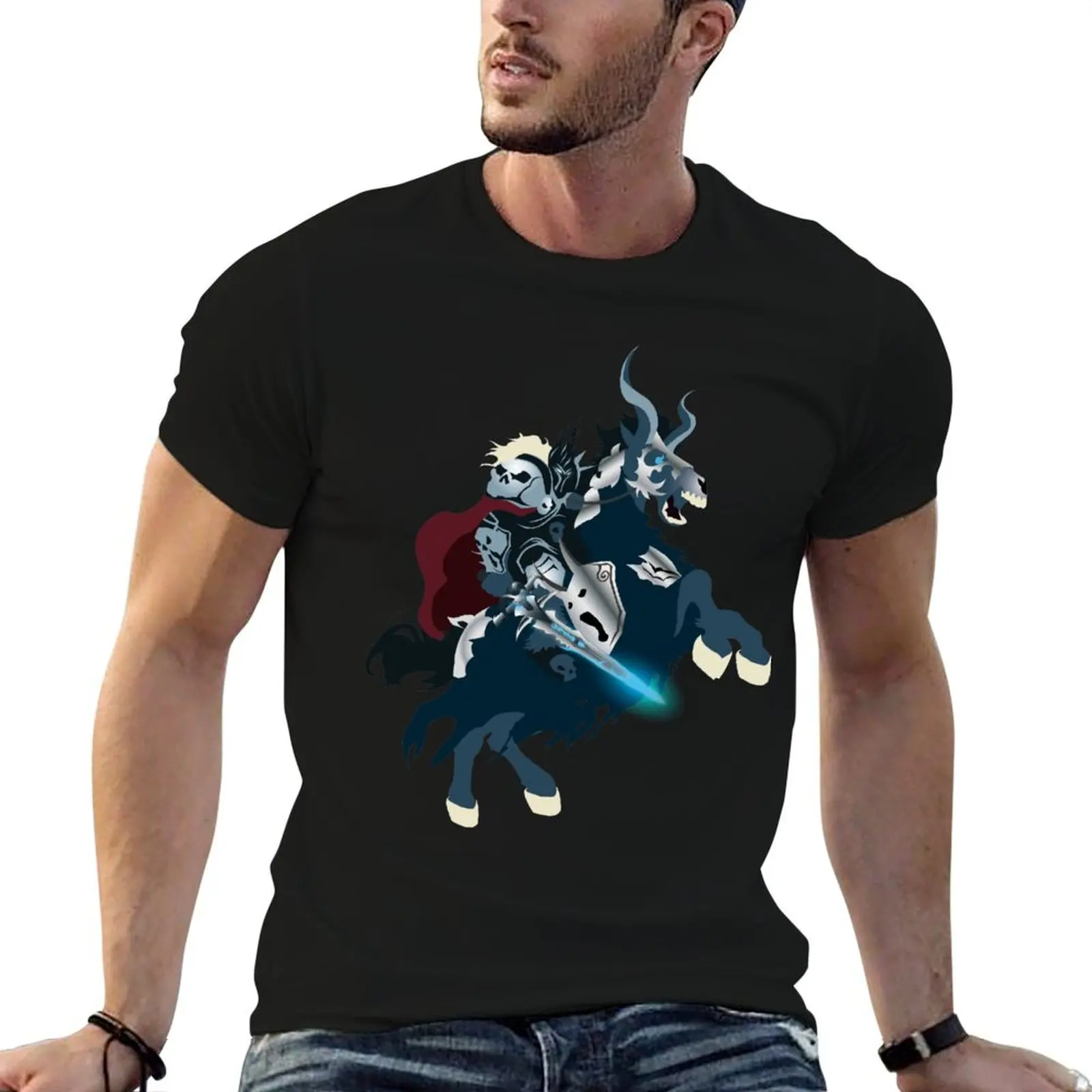 

Lich King Arthas T-Shirt man t shirt luxury printed t shirts for man T-Shirt