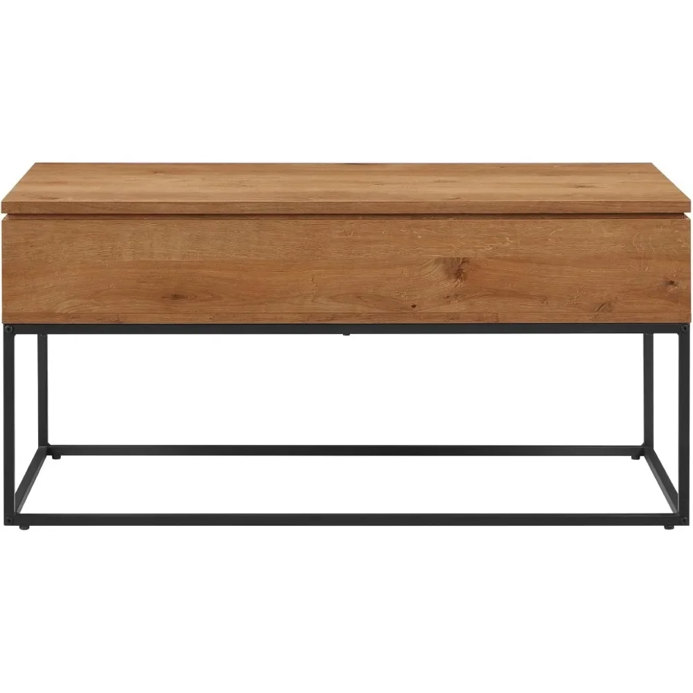 Modern Open Box Lift-Top Storage Coffee Table - 40 Inch Design for Stylish Living Rooms