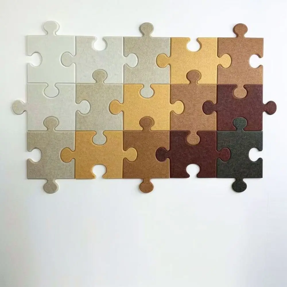 Modular Felt Wall Sticker Geometric Tiles For Home Office Background Memo Board Photo Display Living Room Decoration Panels