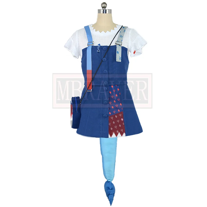 

Youtube Vtuber Hololive Gawr Gura Shark Dress Full Set Uniform Outfit Cosplay Costume Halloween Christmas Custom Made Any Size