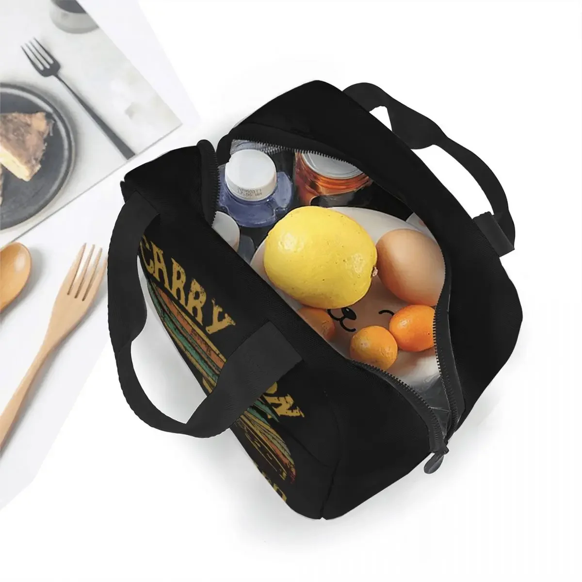 Supernatural Insulated Lunch Bag Cooler Bag Meal Container Carry On My Wayward Son Dark Heather Leakproof Lunch Box Tote Office