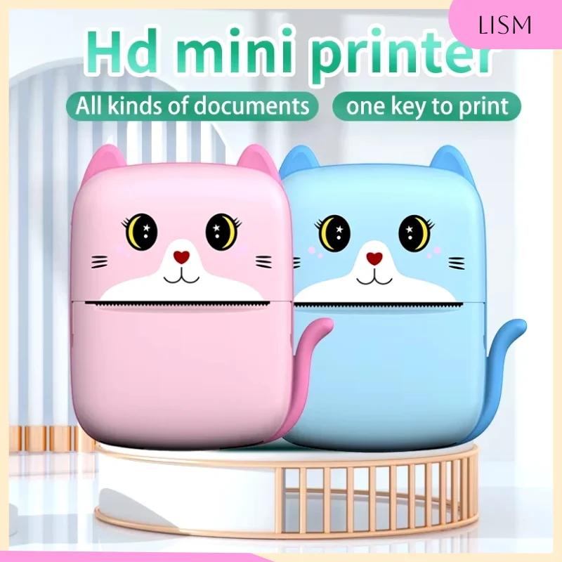 

New Mini Printer Portable Digital Photo Thermal Label Printer for Children Gifts Thermal Printer Small Business Label Printer