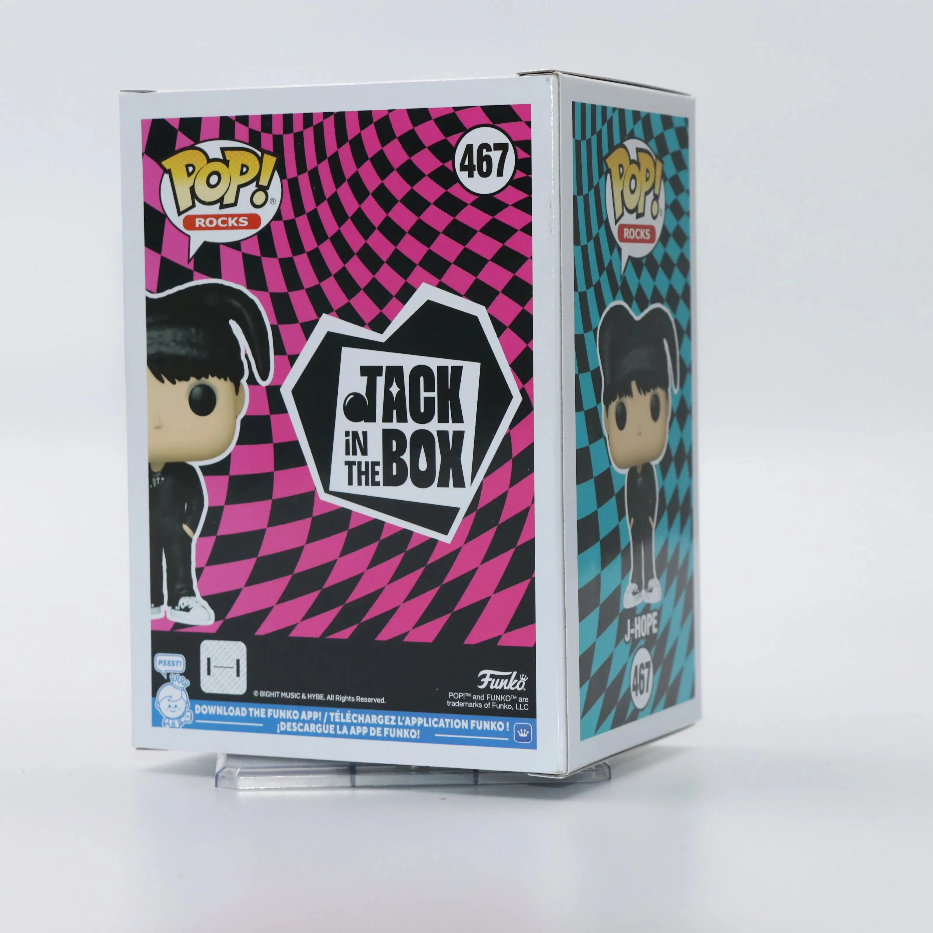BTS: Solos J-Hope Figure Funko Pop #467 Official Authentic Limited Collectible Edition Figures Jack In The Box Fans Gift Toy