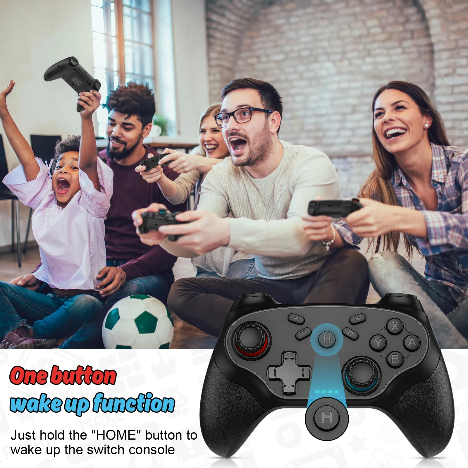 Controller wireless per PC/Switch/Oled/Ios/Android Gamepad Bluetooth Controller di gioco Turbo Console di controllo delle vibrazioni remoto