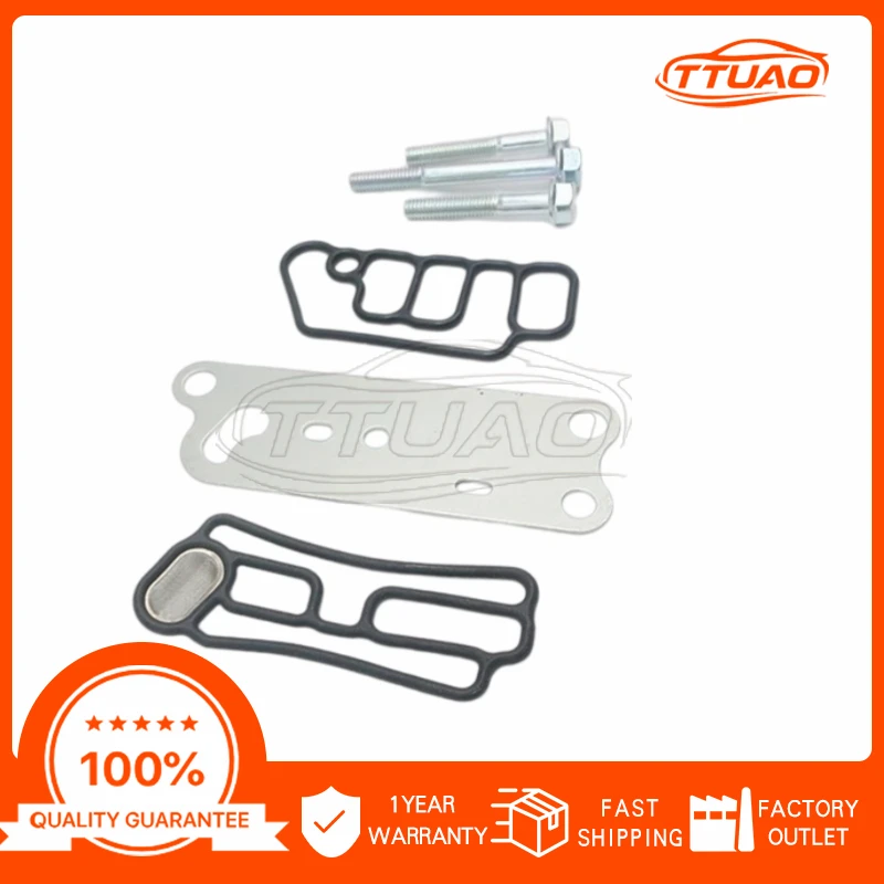918-056GS 918056GS VTEC Solenoid Gasket Filter Kit for Acura RDX 2013-2015 Honda Accord 2008-2012 Odyssey 2008-2016 Crosstour