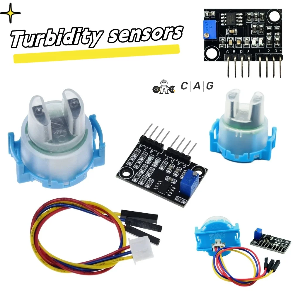 Turbidity Sensor Metection Module Water Qualitodule Mixed Water Dy Test Turbidity Transducer DC 5V