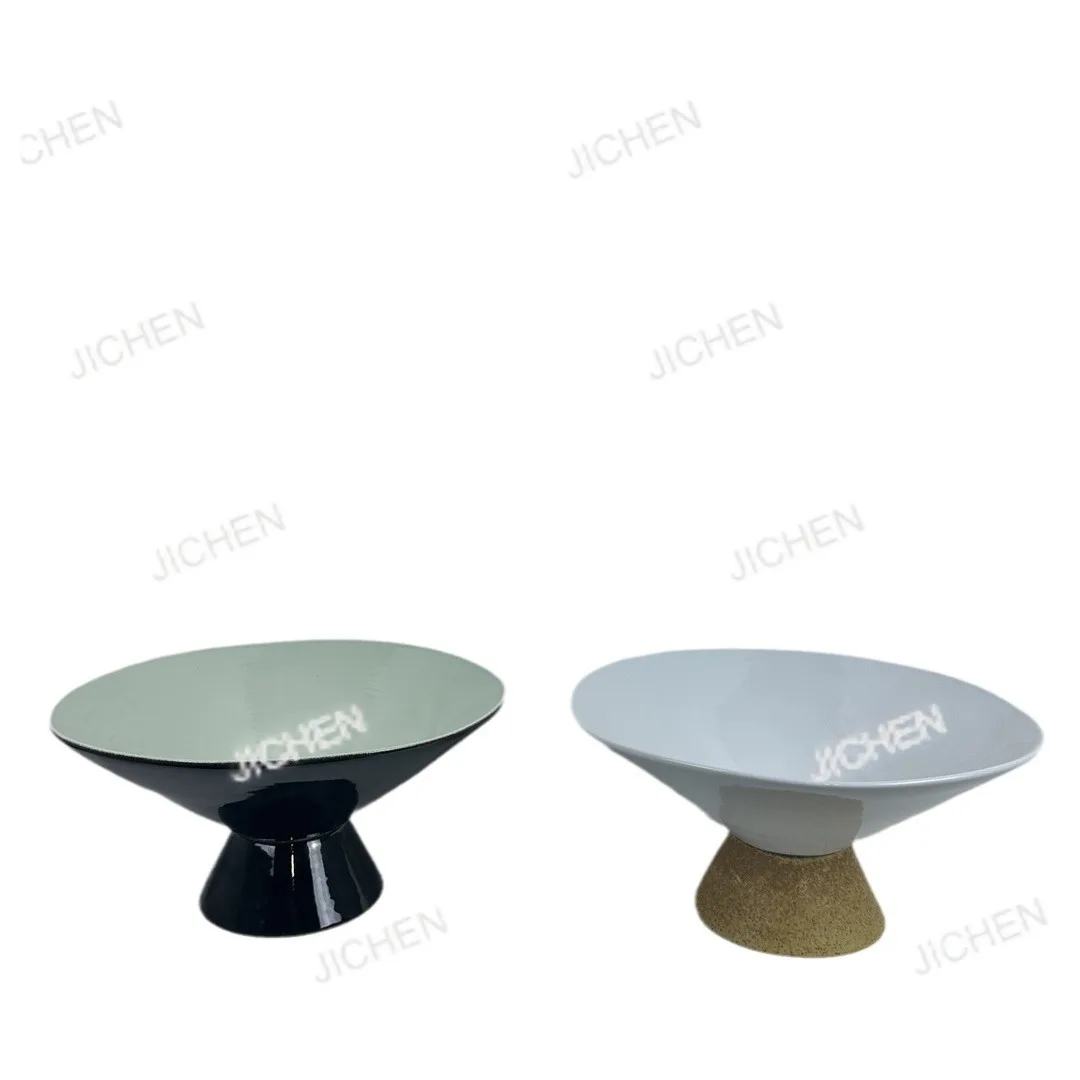 

Легкий роскошный журнальный столик, керамическая высокая тарелка с ручной росписью, тарелка с фруктами знаменитостей в Интернете, гостиная, домашние закуски