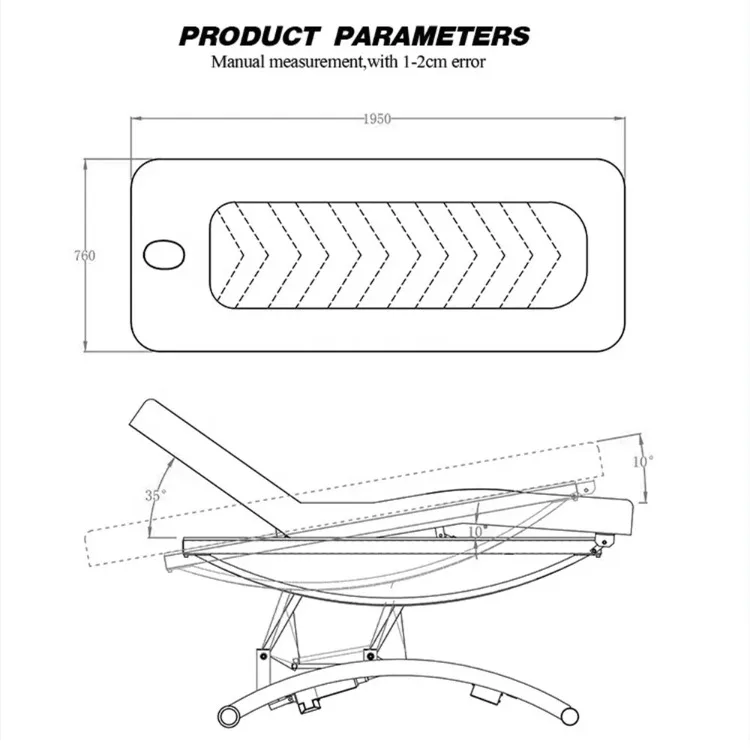 

Кушетка Kangmei Modern Luxury для салонов красоты, передвижная, с 4 электромоторами, для массажа, спа-процедур, ухода за лицом и наращивания ресниц
