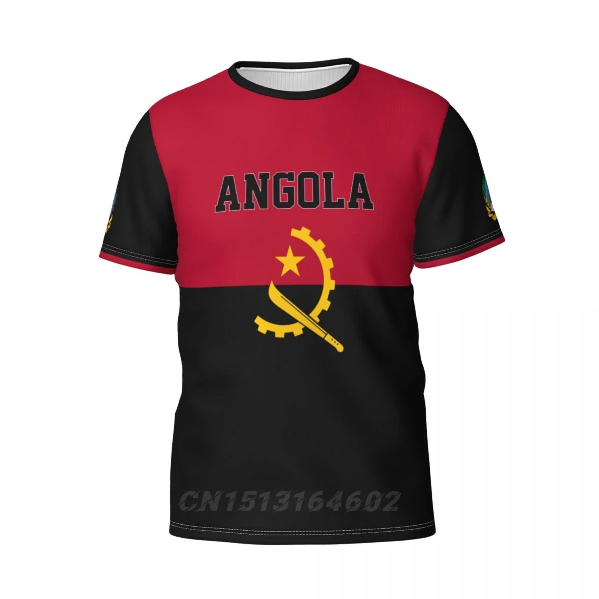 Custom Name Number Angola Country Flag T-shirts Clothes T shirt Men Women Tees Tops For Soccer Football Fans Gift US Size