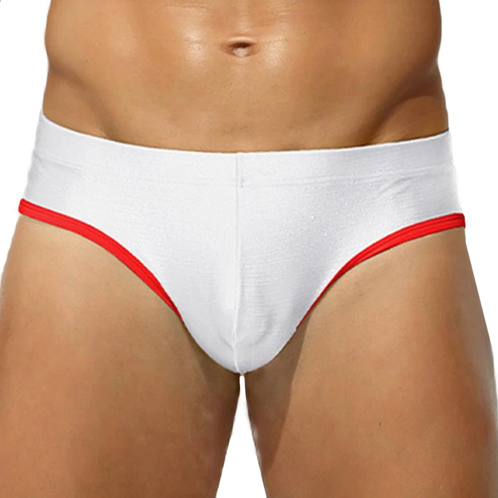 ملابس داخلية للرجال قابلة للتنفس مع تصميم الحقيبة، سراويل داخلية منخفضة الخصر تتميز بمواد مرنة للياقة البدنية والدعم المريح