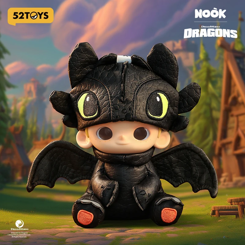 

52TOYS NOOK Limited Edition- NOOK x Toothless, Height: 17cm/6.7inch
