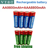 2024 New VETE 1.5V AA9800mAh 1.5V AAA8800mAh NI-MH Rechargeable Battery for LED Lamp Mp3 Toy Fan Remote Control Pilha Recyclable