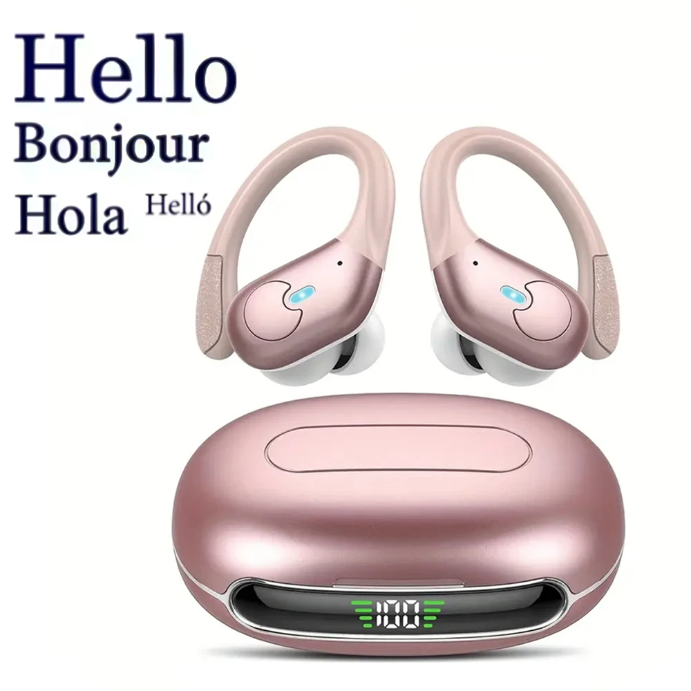 GREATWALL AI Translation Earphones with built-in ENC noise reduction function, high-definition calls，translating 144 languages