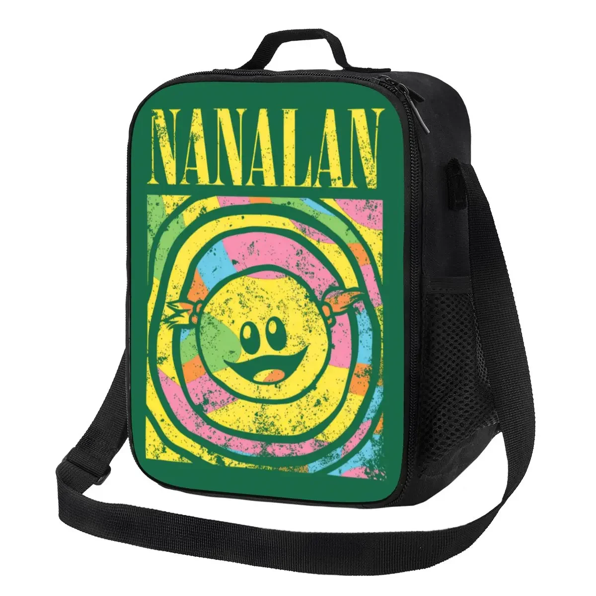 Nanalan Meme Lunch Bag For Child Wonderful Girl Cartoon Lunch Box Aesthetic Beach Cooler Bag Oxford Thermal Tote Handbags