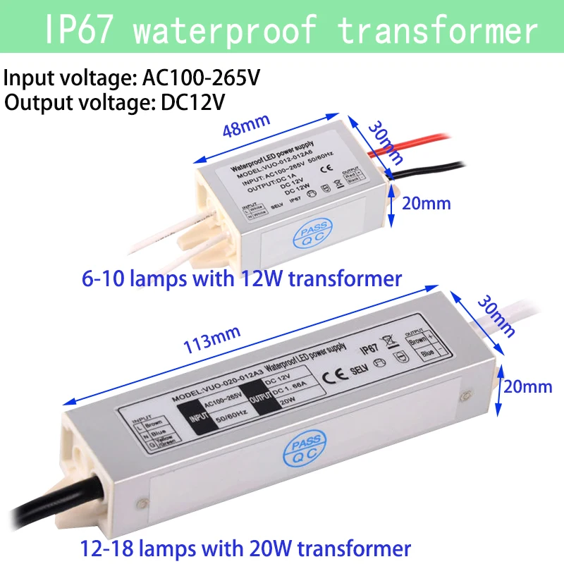 12V 1W Mini Led Downlight Met Transformator Plafond Spotlight Slaapkamer Keuken AC100-240V Spot Light Trap Kast Party Lamp