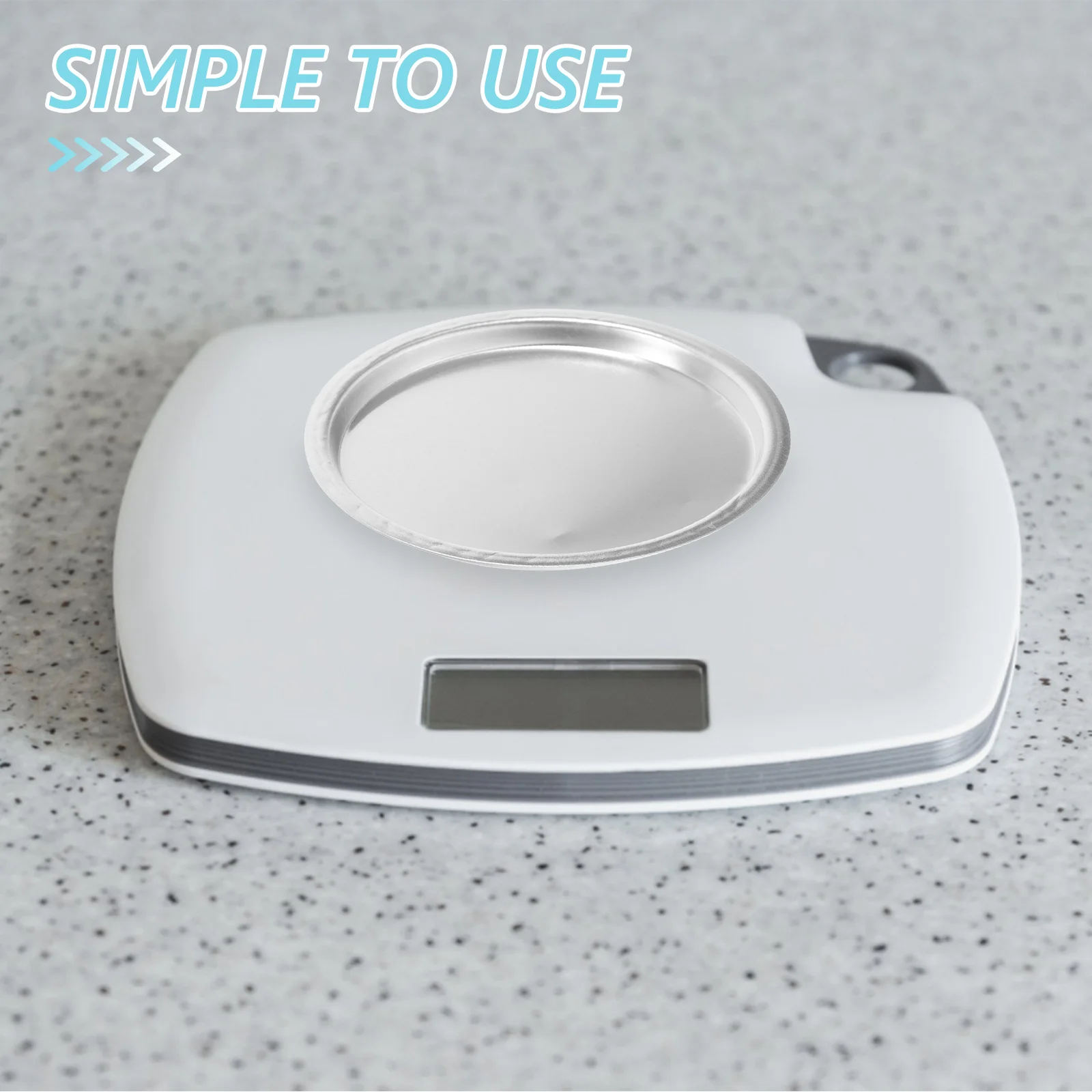 

2Pcs Electronic Scale Accessories Aluminium Weighing Pans Jewelry Rhinestones Weighing Trays Precision Scale Weight Tray