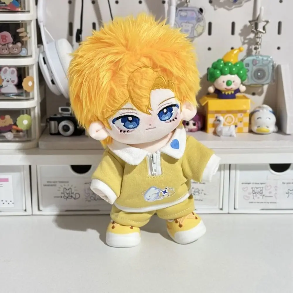 

Dress Up 20cm Cotton Doll's Clothes Suit Multicolor Doll Overall Set Fashion Lovely Star Doll Clothes Cotton Doll Accessories