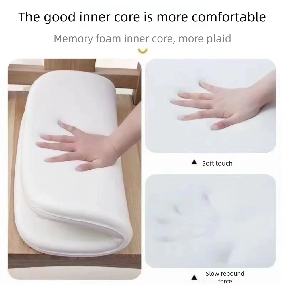 Practical Sponge Car Cushion Non-slip Removable Student Seat Cushion Breathable Resilient Chair Cushion School