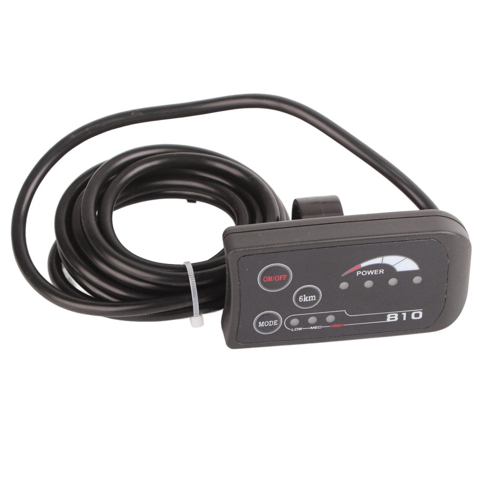 Elektrische Fiets 810 LED Display Controller Instrument Met 5-draads Kabel Bedieningspaneel LCD Display Controller Accessoires - afbeelding 1