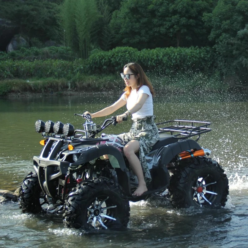 

ATV four-wheel motorcycle shaft drive all-terrain four-wheel drive water-cooled field mountain agricultural vehicle