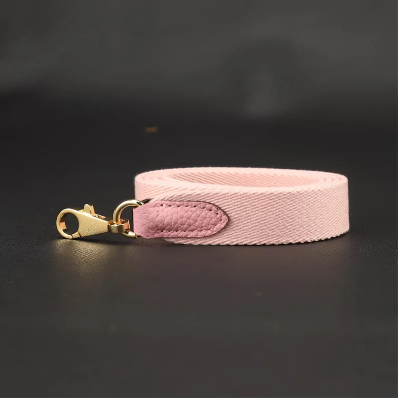 

25mm Wide Pink Canvas Crossbody strap for Evelyne TPM bag and other Brand bag,Pink Canvas bag strap