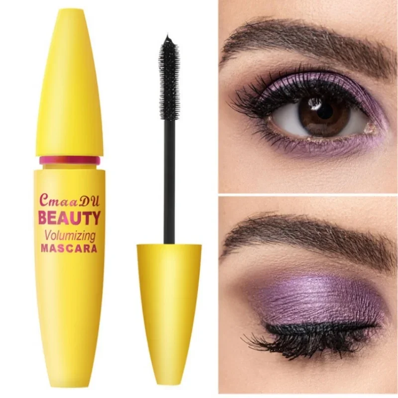 Mascara impermeabile 4D allunga l'arricciatura volumizza le ciglia ad asciugatura rapida a prova di sbavature trucco dall'aspetto naturale a lunga durata