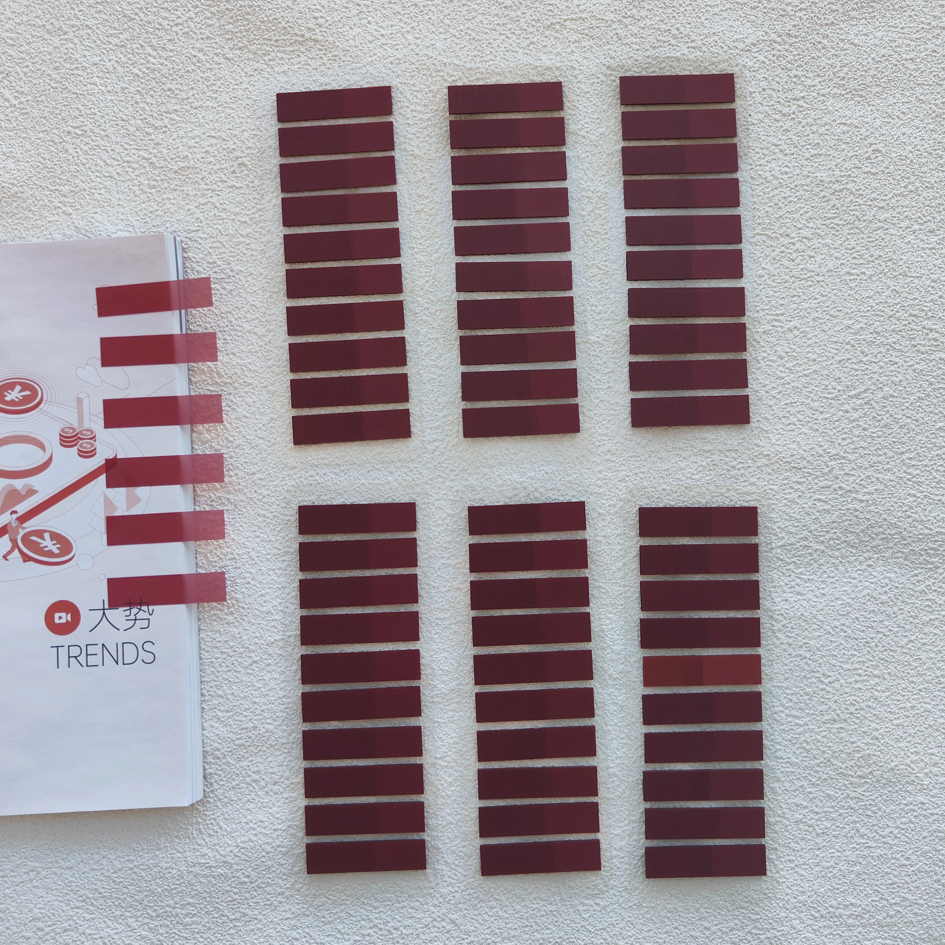 1200 Sheets Transparent Sticky Notebook PET Memo for Student Office Stationery Simple Tear Memo Pads Note Book Notepad