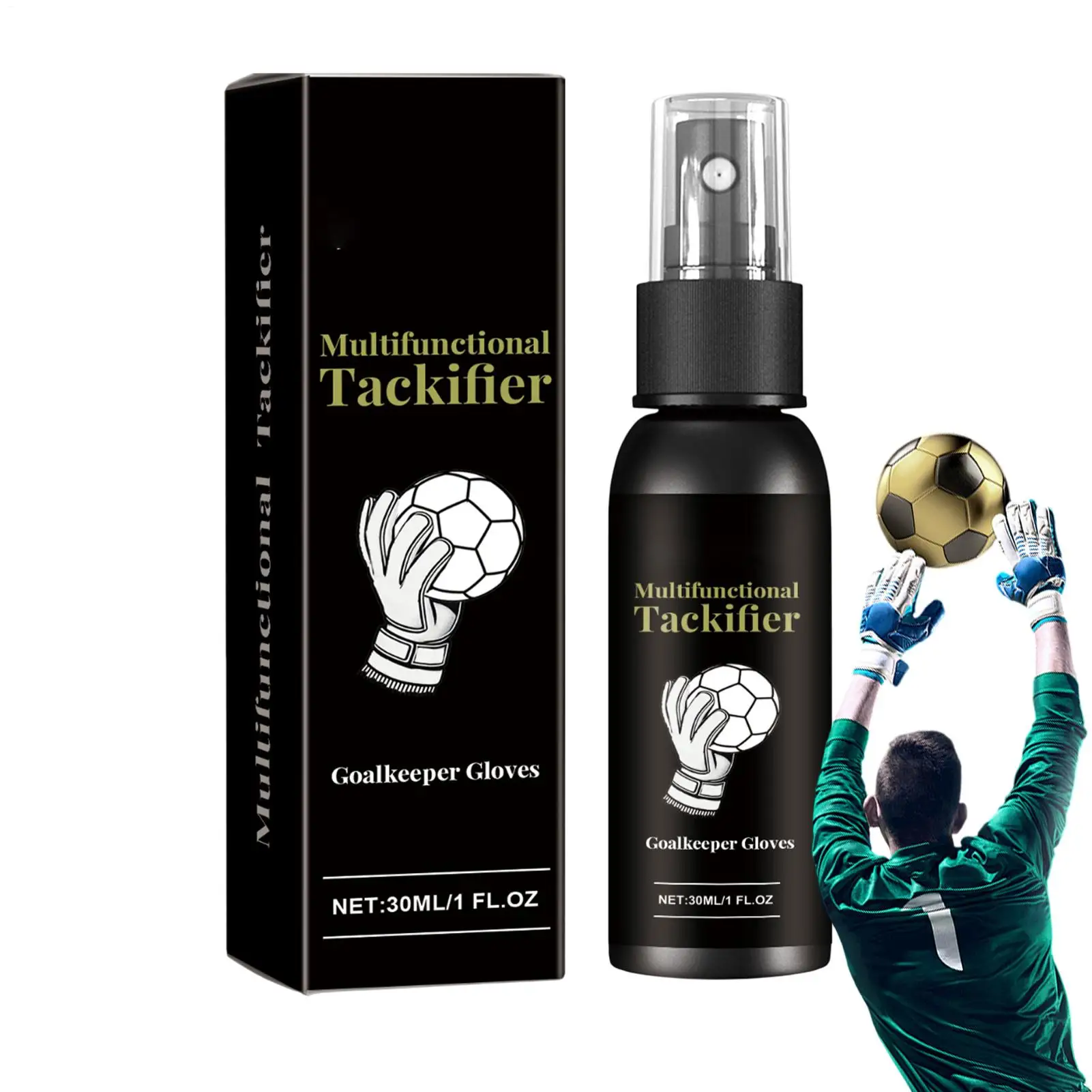 

30ML Goalkeeper Glove Spray Football Effective Protective Glove Grip Sprays For Goalkeeping Gloves Non-slip Enhanced Sticky