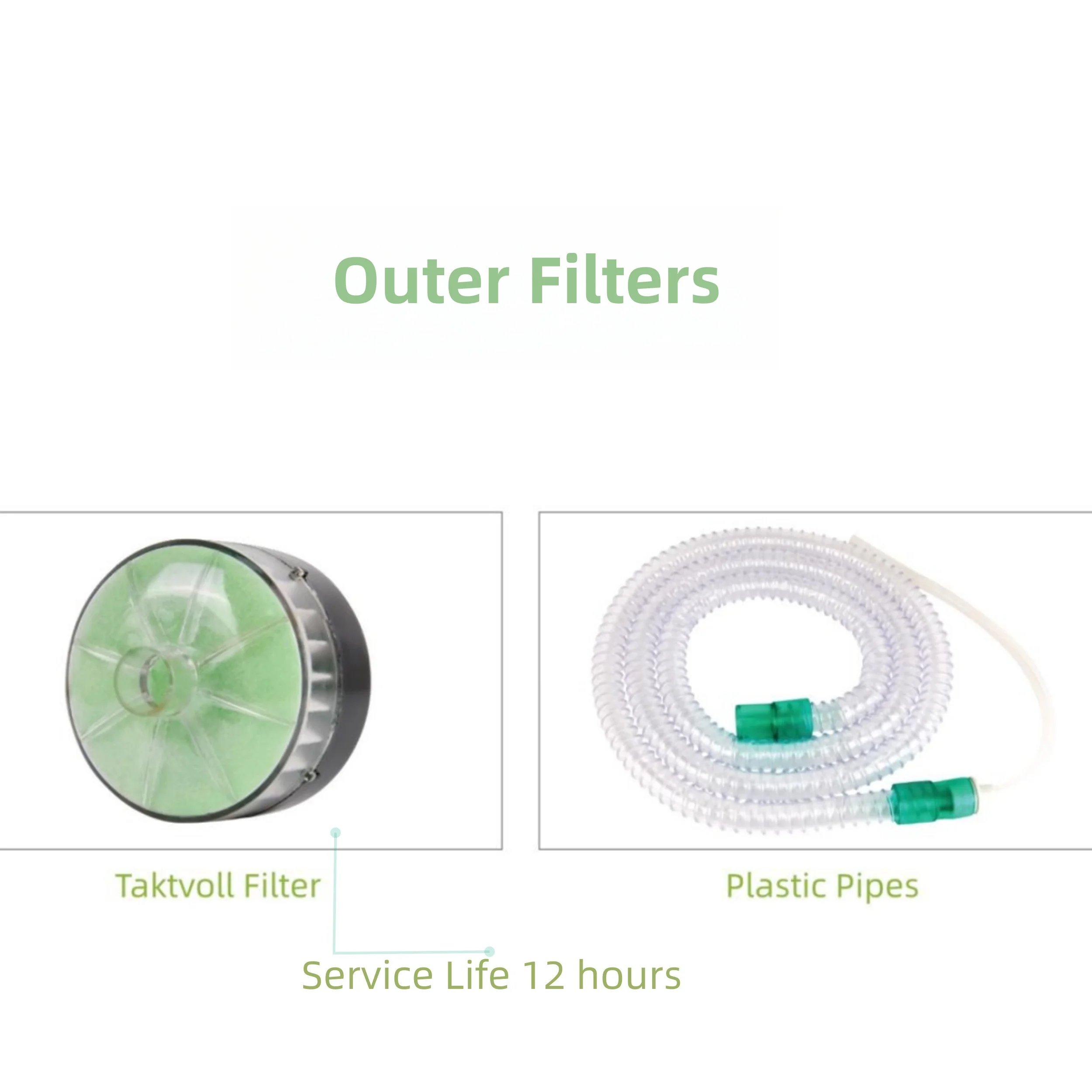 ตัวกรองทดแทน Taktvoll SMOKE-VAC 2000 ระบบอพยพควันสําหรับการอพยพควันในห้องผ่าตัด ESU-516