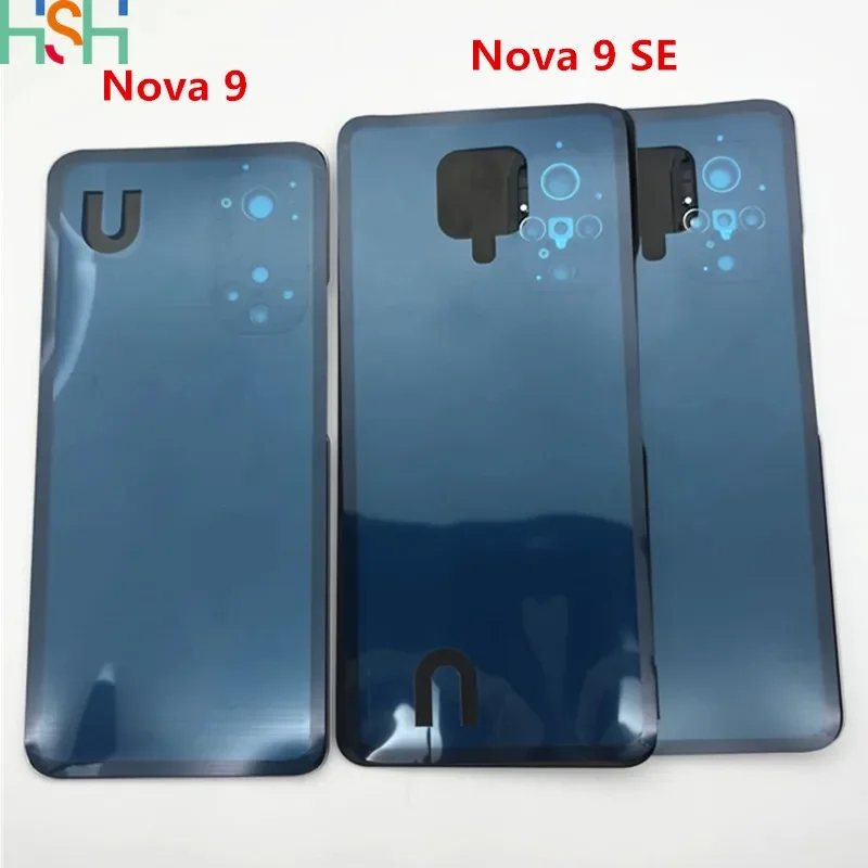 Battery Cover For Huawei Nova 9 9SE 9 Pro 9 SE Rear Door Housing Back Case with Camera Frame Lens Repair Parts