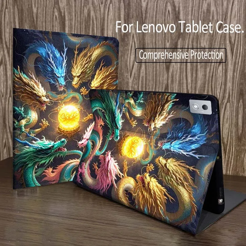 

Fashion Anime Dragon Cool For Legion Xiaoxin Pad P12 Pro Y900 GT 2023 2025 12.1 12.7 14.5 inch Tablet Case