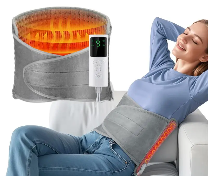 Electric Heating Blanket with Auto Shut-Off, Heating Pad for Waist Warmer, Portable Machine-Washable Winter Essential Gift