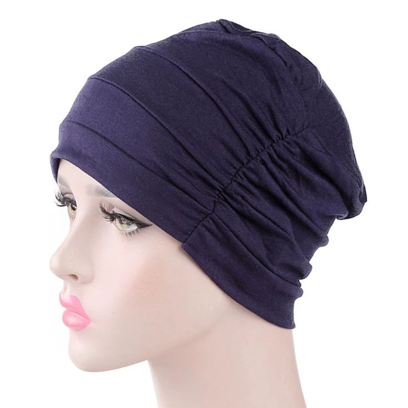 652F 2018 New Cotton Unisex for Cancer Hair Loss Sleeping Chemotherapy Hat