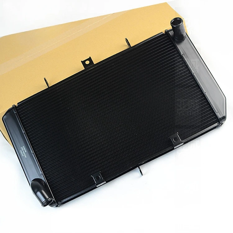Black Front Motorcycle Radiator Radiator Cooling for Kawasaki Z1000 2010-2022
