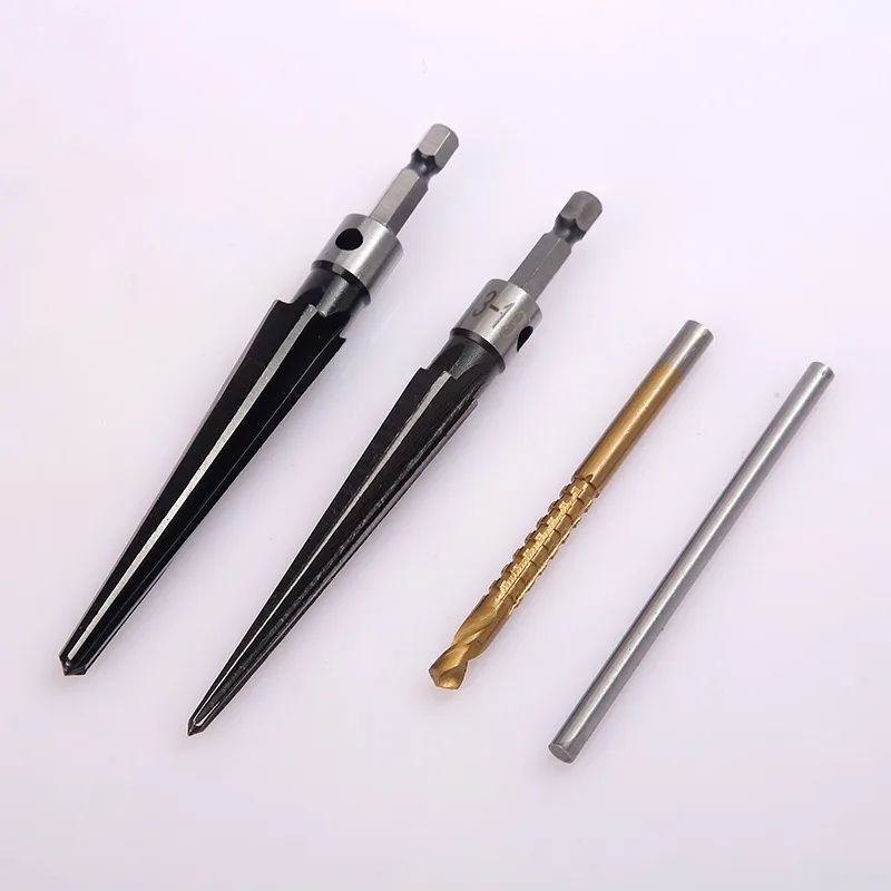Round Shank Taper Reamer Handheld Woodworking Reaming & Chamfering Tool