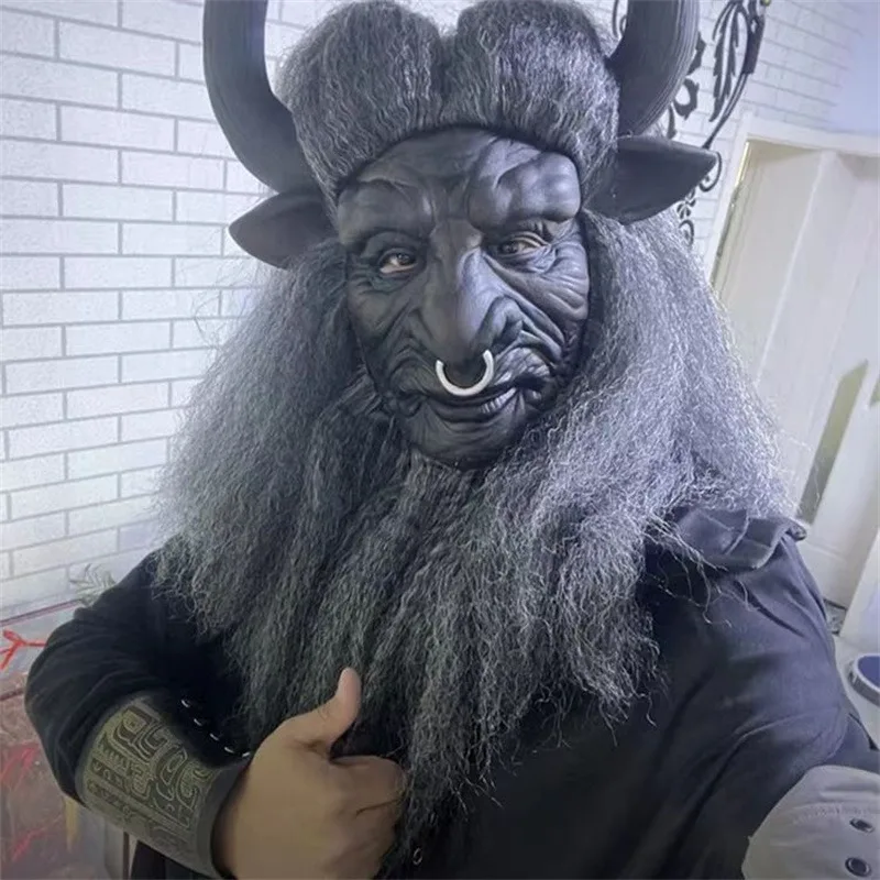

Маска Bull Demon King Big Talk Westward Journey Hat Опора Хэллоуин Забавный и причудливый головной убор для взрослых