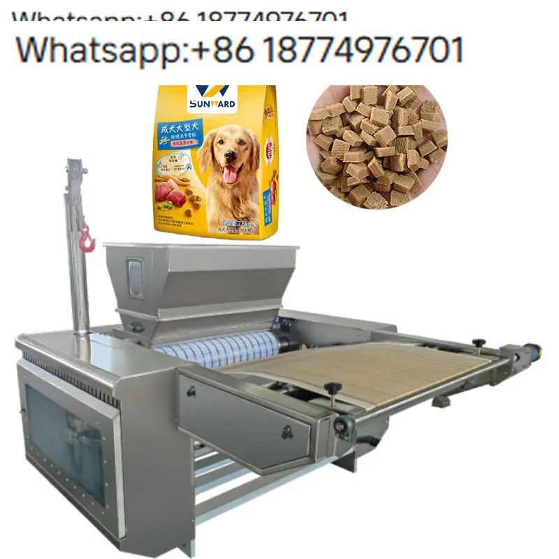Cold Pressed Baked Dog Food Making Extruder Machine Automatic Cold Pressed Baked Pet Food Production Line view 2