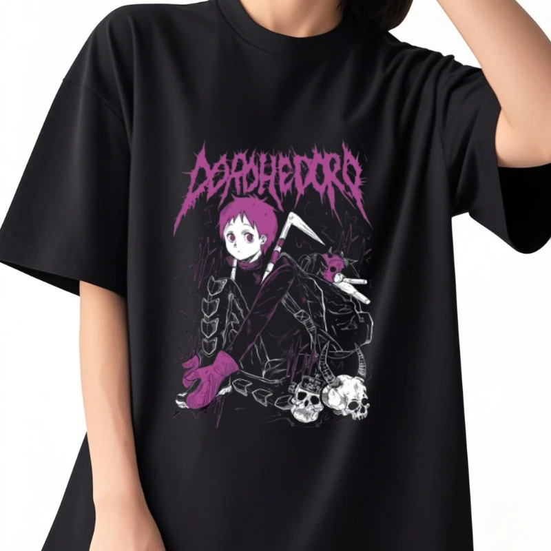 

Dorohedoro Ebisu T-Shirt Noi Kaiman Nikaido Horror Anime Gift Shirt All Size Oversize Clothing Men's and Women's Unique Cotton
