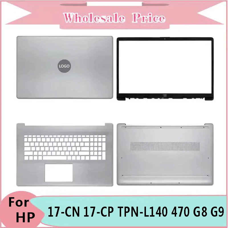 

New For Notebook 17-CN 17-CP TPN-L140 470 G8 G9 Laptop LCD Back Cover Front Bezel Upper Palmrest Bottom Base Case Keyboard